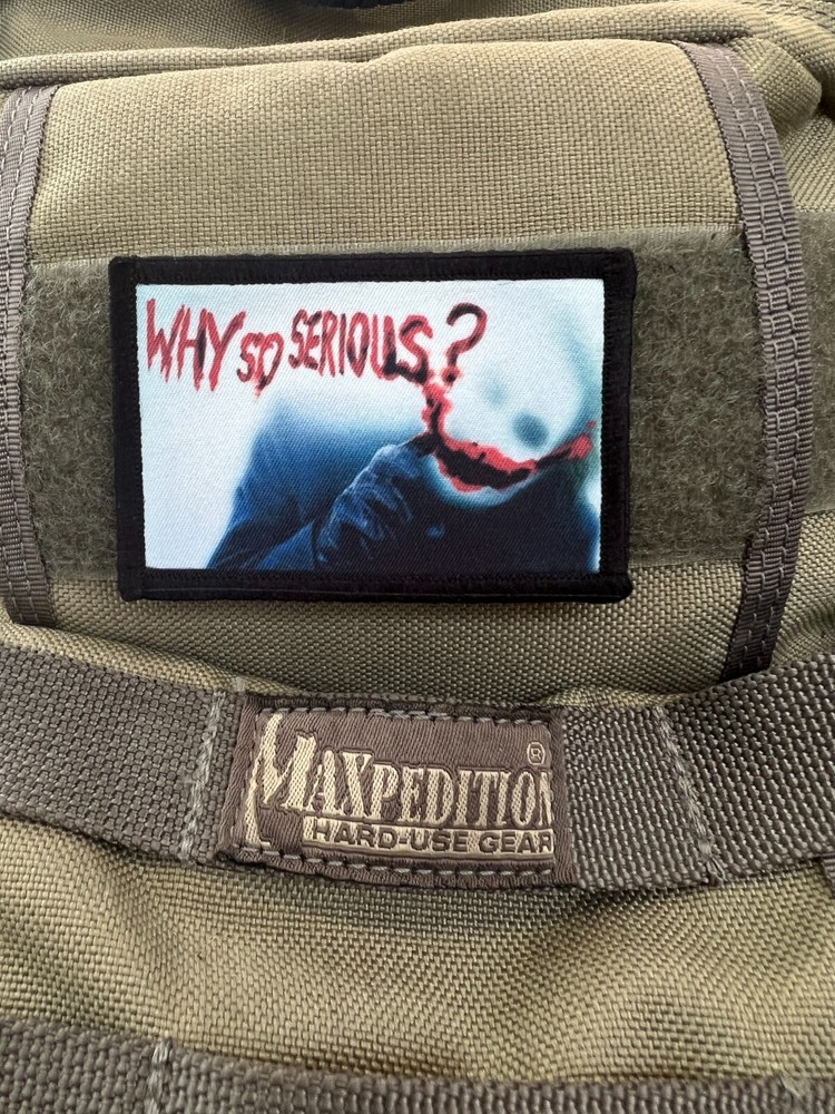 Why So Serious The Joker Morale Patch Tactical Batman