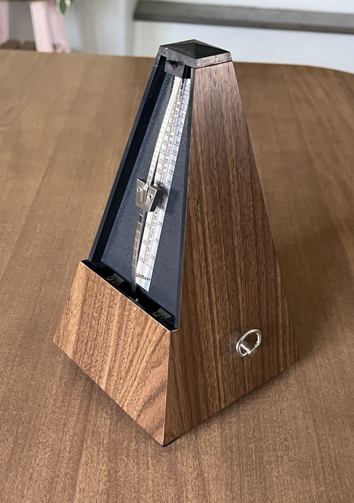 Wittner Metronome Plastic Made In Germany Working No Cover