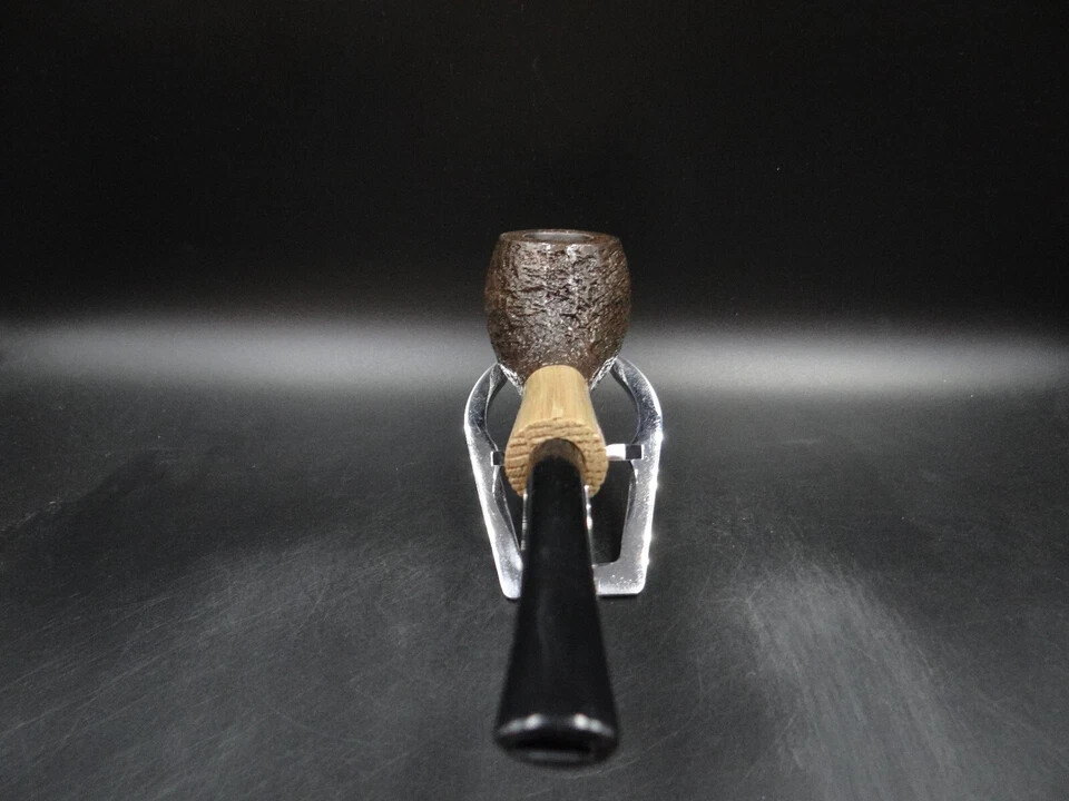 TURKIEWICZ BLACK OAK (MORTA) HAND MADE RHODESIAN PIPE 001
