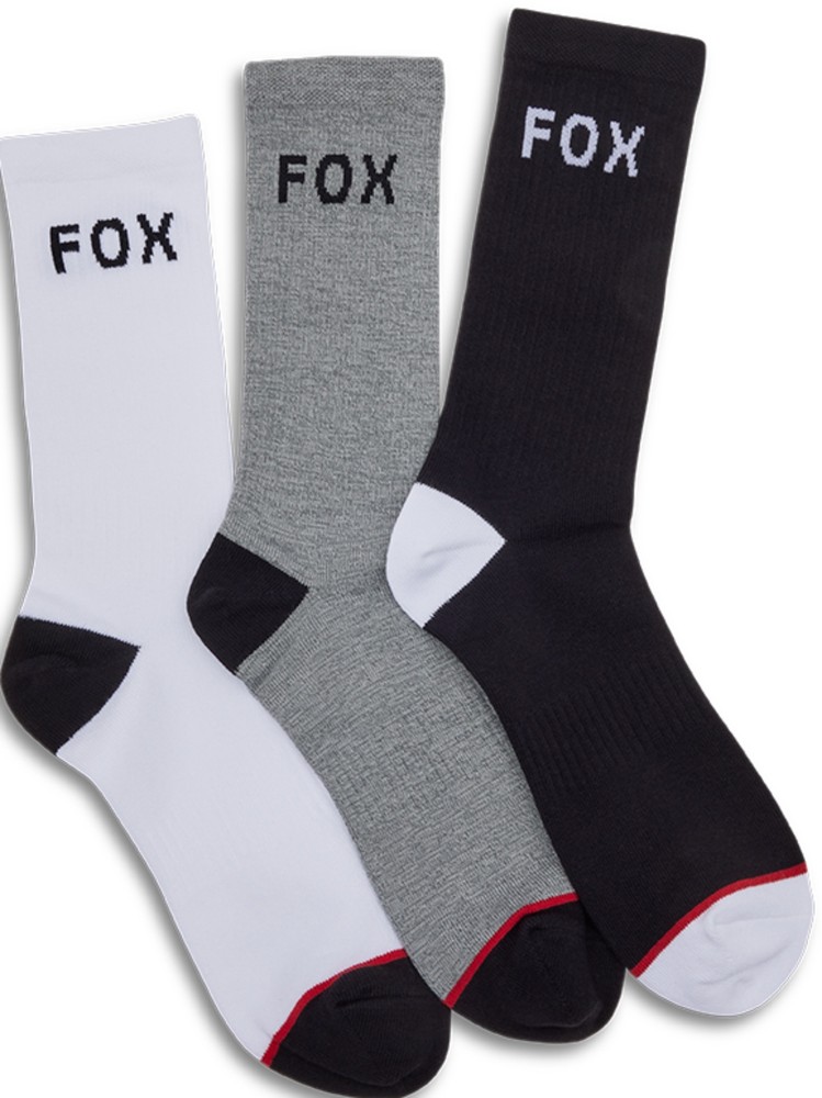 Fox Racing Fox Crew Socks 3-Pack Multicolor