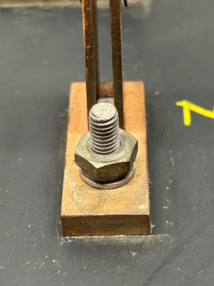 Vtg BARKELEW 20A Solid Copper Connectors Pull Out Lectrical Cylinder Fuse Panel