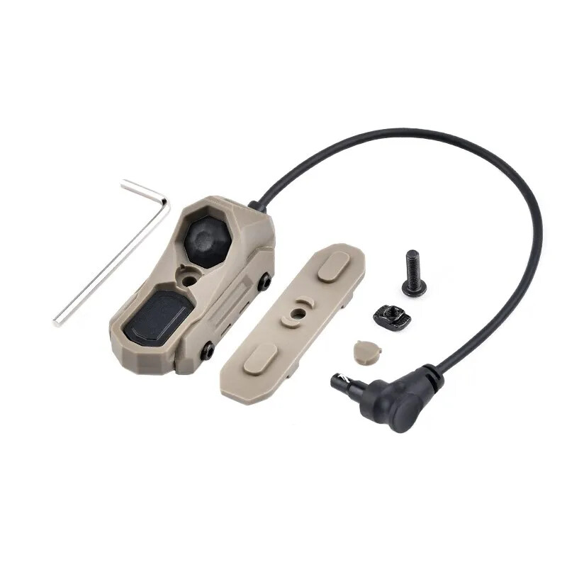 Tactical ModButton Remote Pressure Switch For SF Light Mlok Keymod Crane OGL Dot