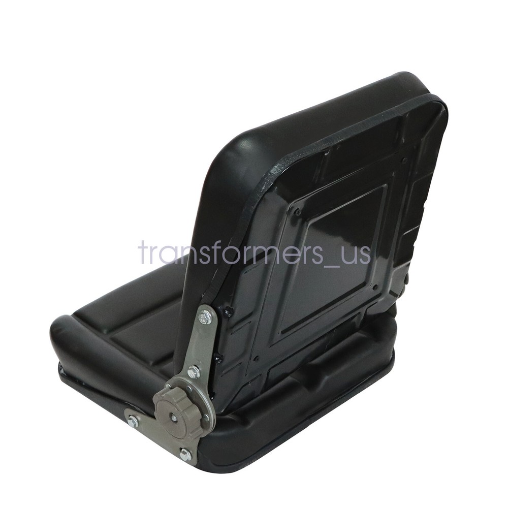 Universal Forklift Seat Fold Down Tractor Seat with Adjustable Angle Back