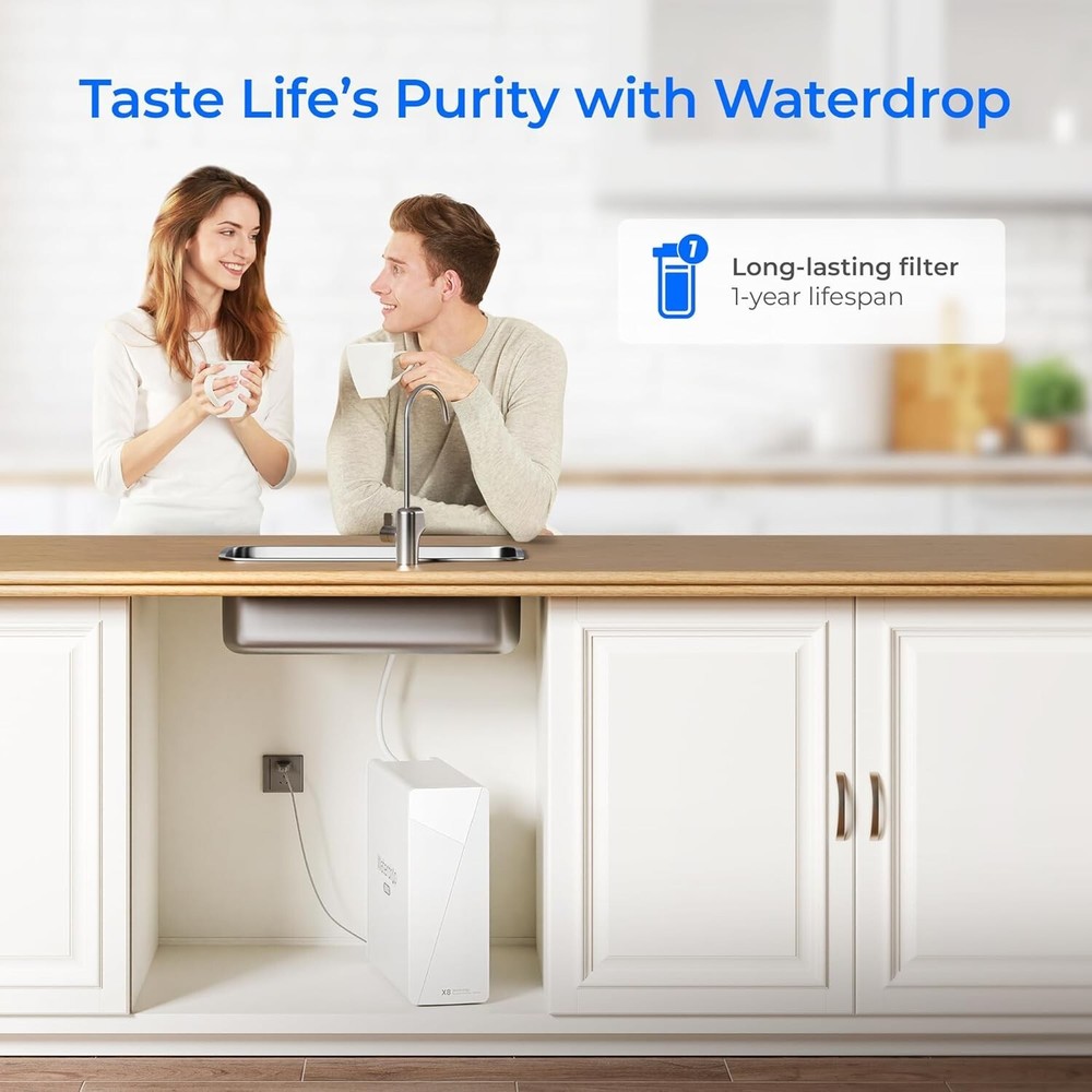 Waterdrop WD-F1G Filter,Replacement for WD-X12-Basic&WD-X8 ReverseOsmosis System