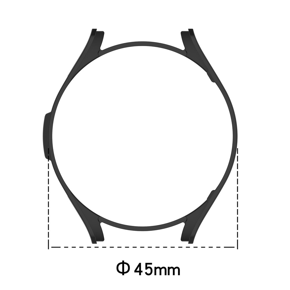 PC Half-wrapped Protective Case for Samsung Galaxy Watch 6 Classic
