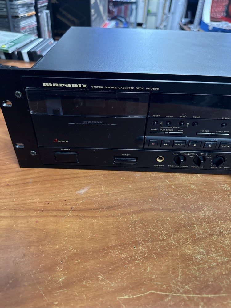 Marantz PMD500U Professional Stereo Double Cassette Deck AS-IS ONLY