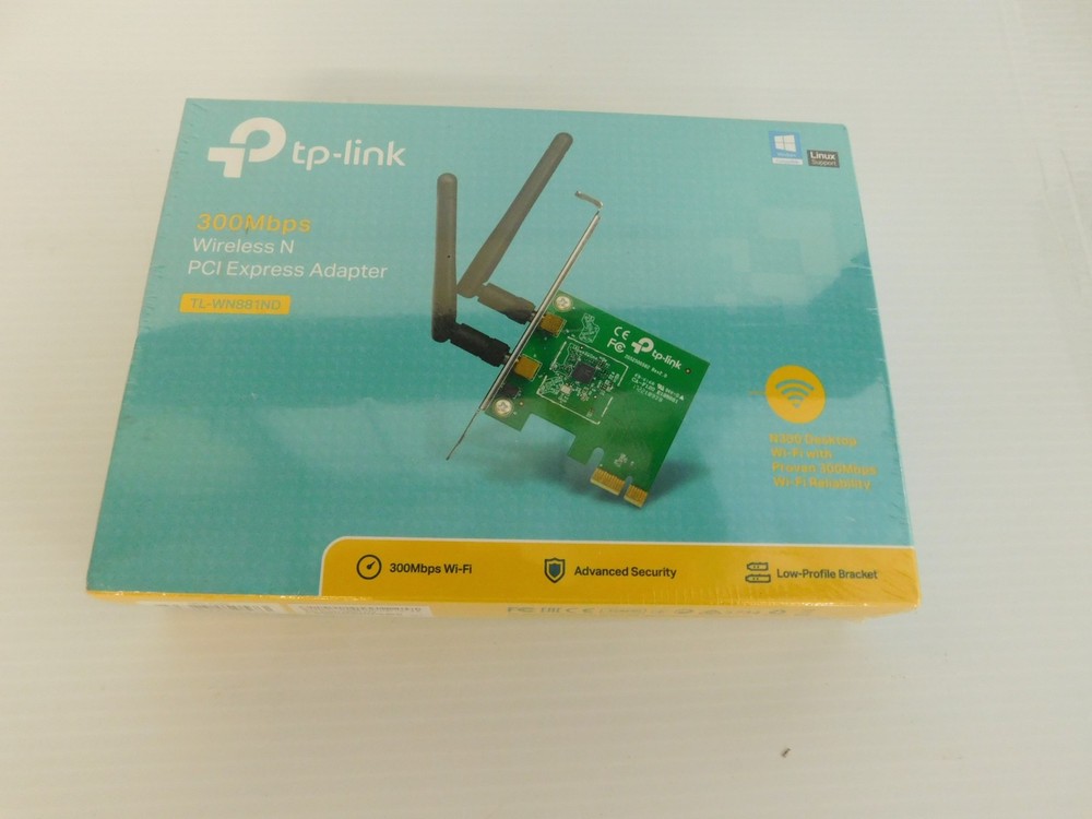 TP-LINK 300 MBPS WIRELESS N PCI EXPRESS ADAPTER (MIQ61)