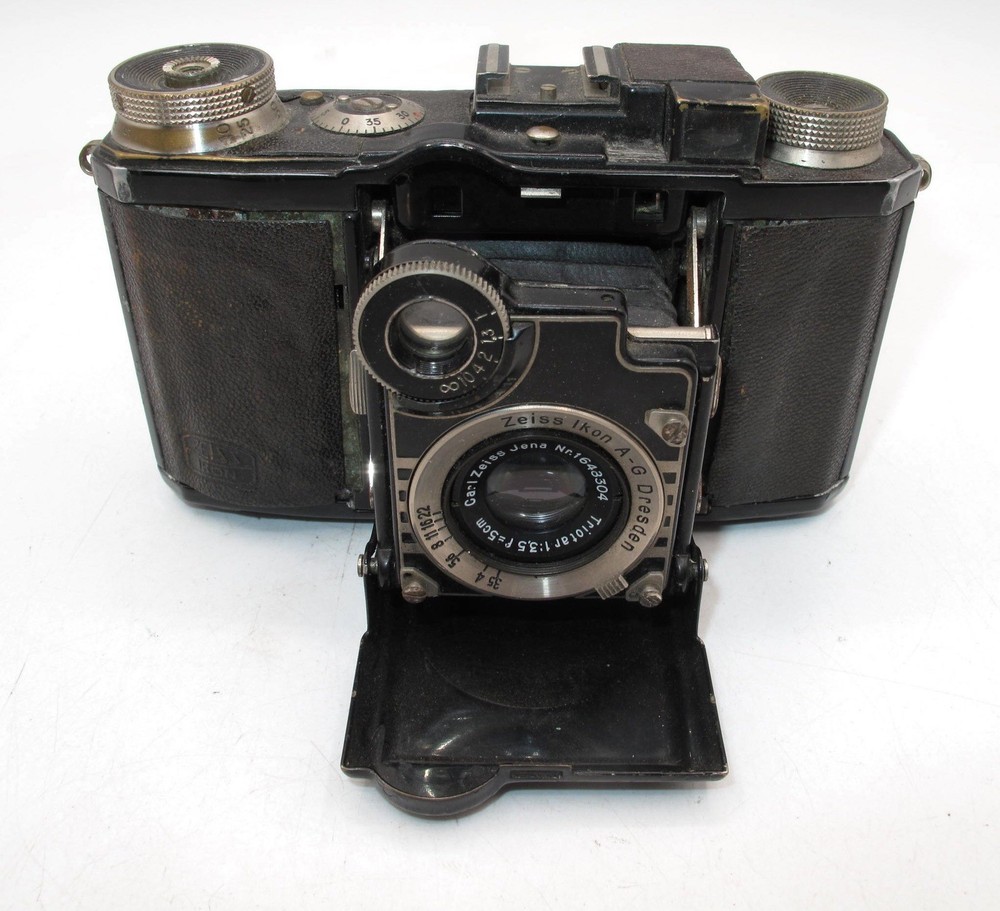 *VINTAGE* ZEISS IKON SUPER NETTEL RANGEFINDER CAMERA-WORKING-TESTED