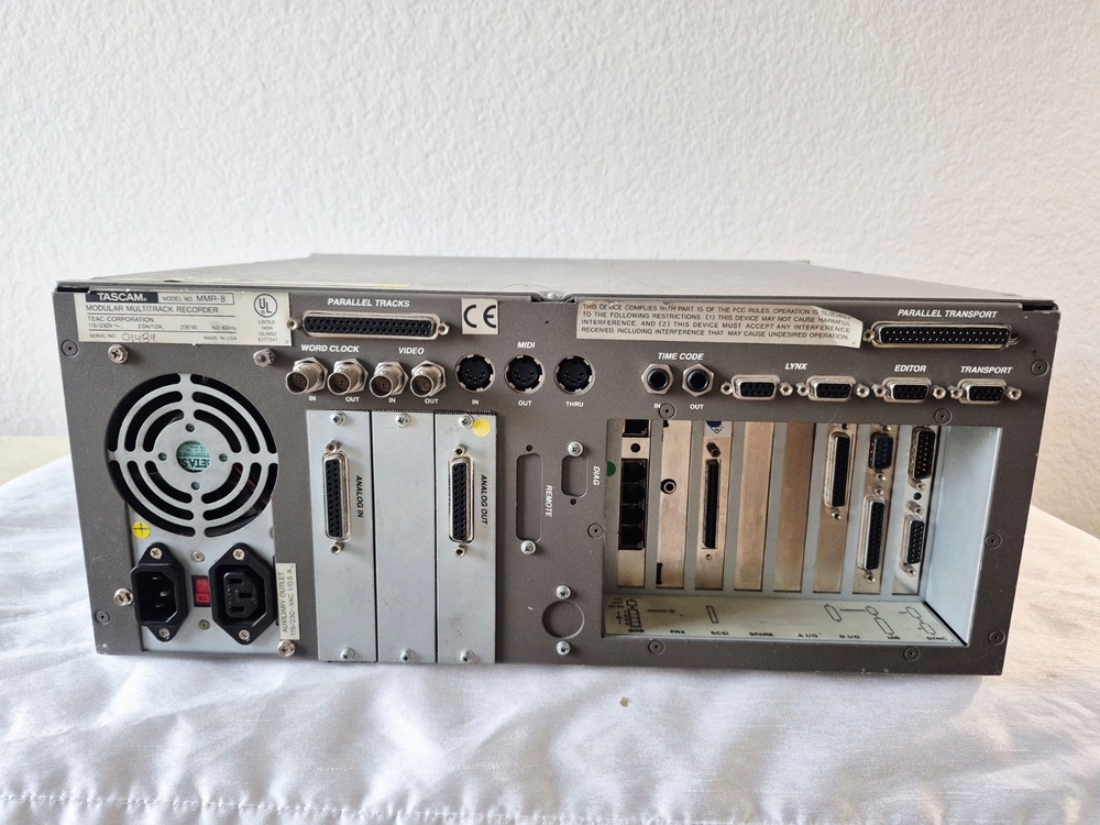 Tascam MMR-8 Modular Multitrack Hard Disk Recorder Tested 1996-98