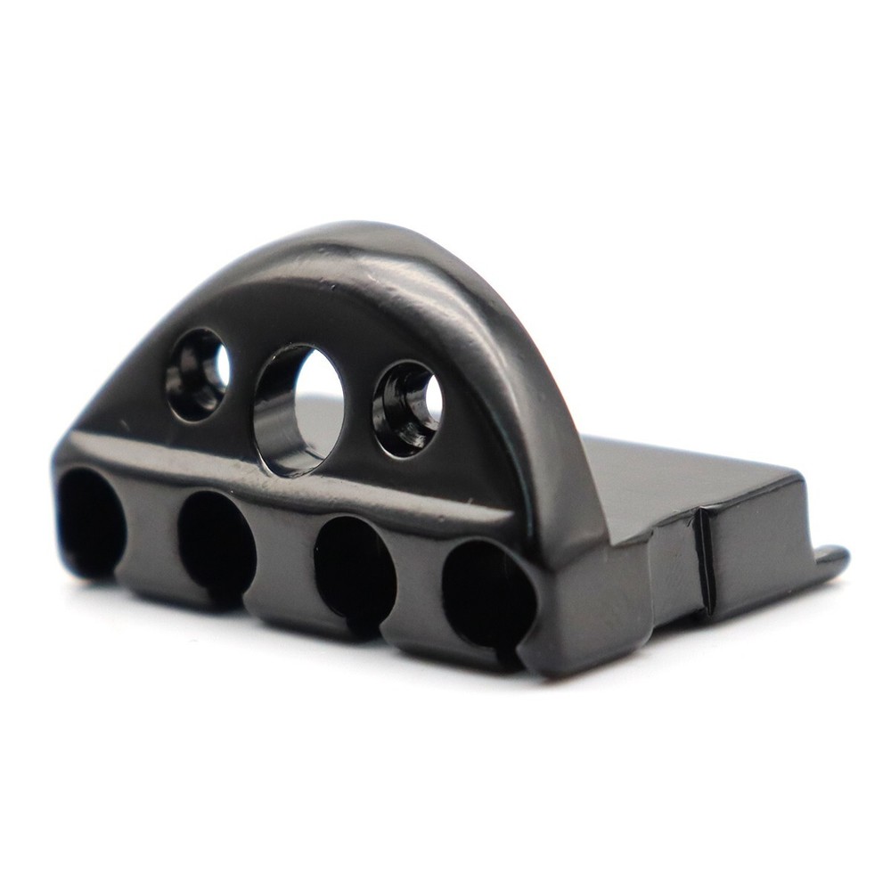 Headless 4string Electric Bass Roller Tailpiece Bridge set Fixed Hardtail Saddle