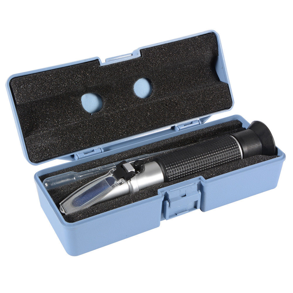 0~10% Salinity Meter Refractometer Water Reader Marine Salt Aquarium Tester US