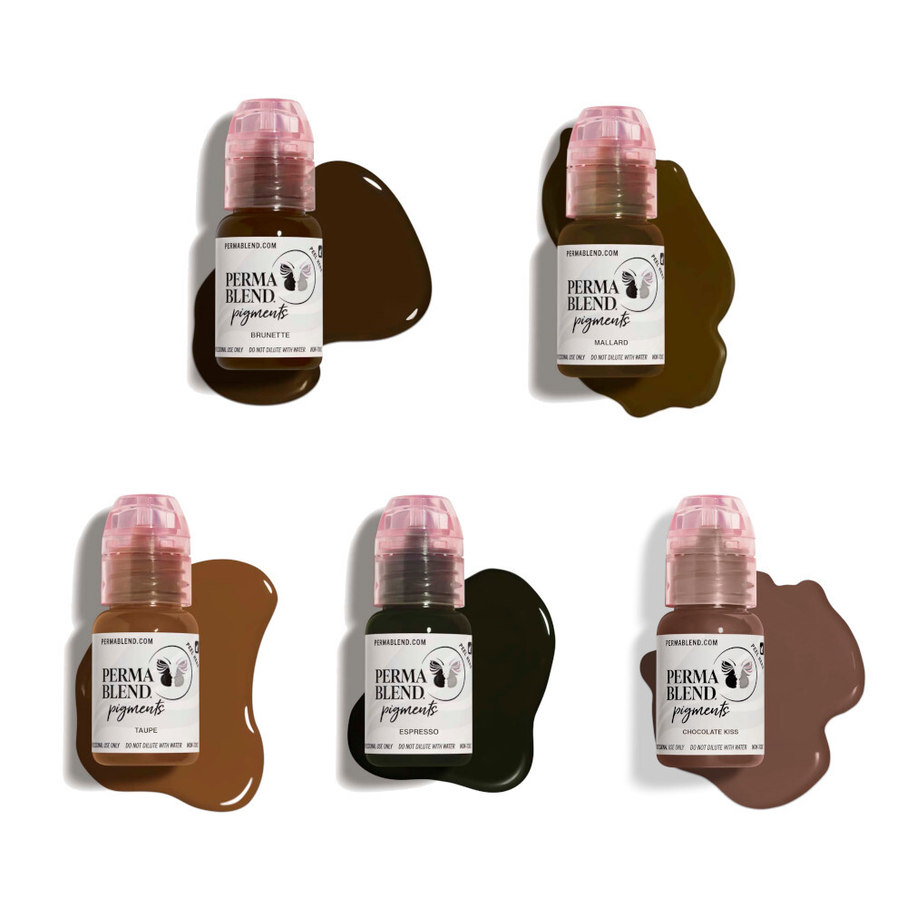 PERMA BLEND Set Kit Permanent Makeup Microblading Pigments Permablend Pigment