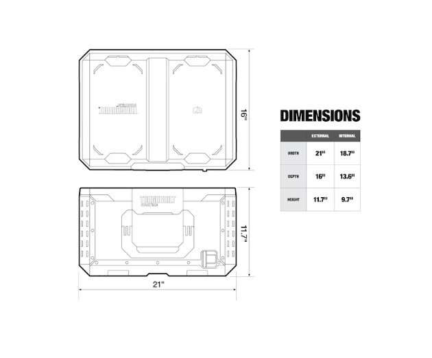 [BIG SALE] ToughBuilt StackTech Large Tool Box 21 in Heavy Duty