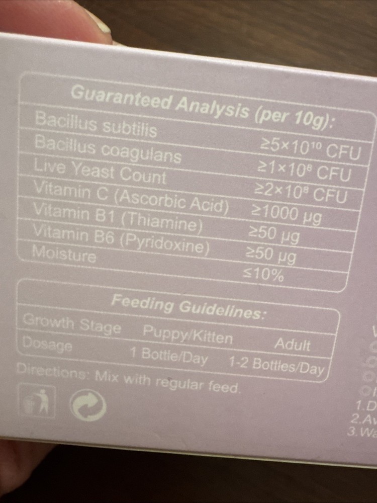 AOL JAAS Deodorizing Probiotic Complex Dogs Cats 06/2027 - 10 Pack