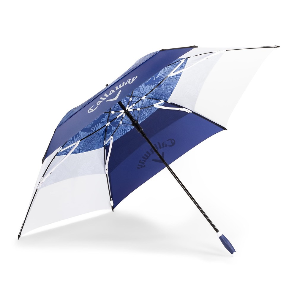 Vortex Stick Auto Open Golf Umbrella Tropic Fronds 68-Inch