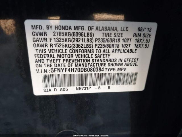 Used A/C Selector Switch fits: 2013 Honda Pilot front EX automatic AWD Canada ma