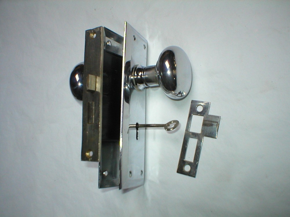 Antique Chrome Door hardware