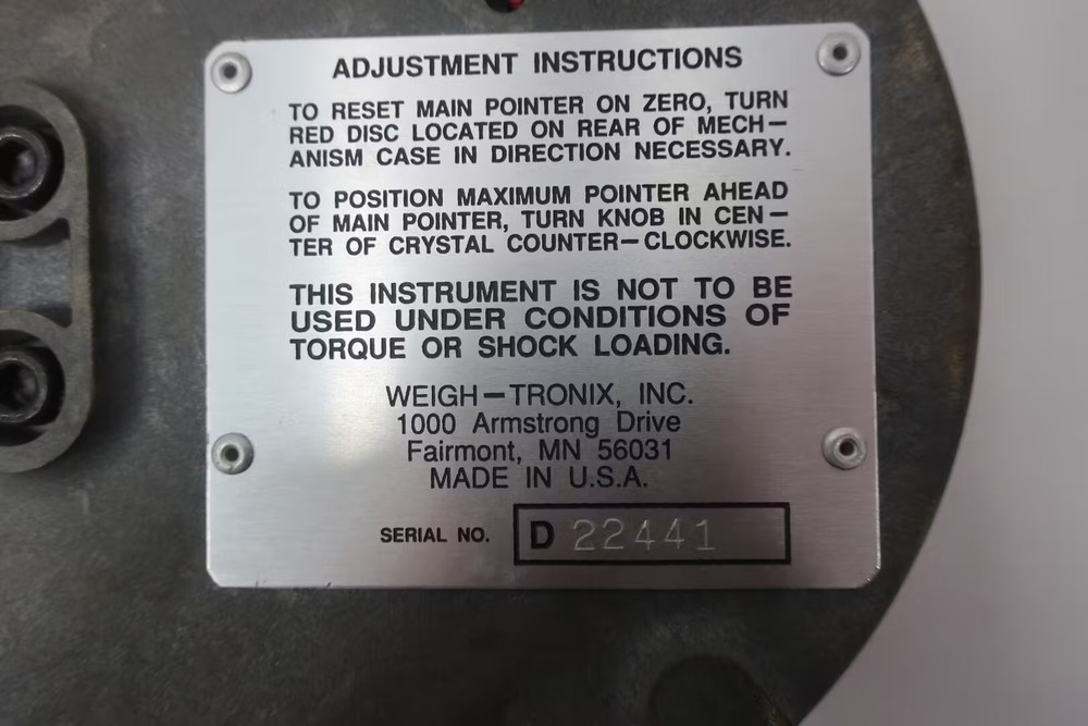 Dillon 30006-0050 Dynamometer 5000lbs With Shackles 5in Dial