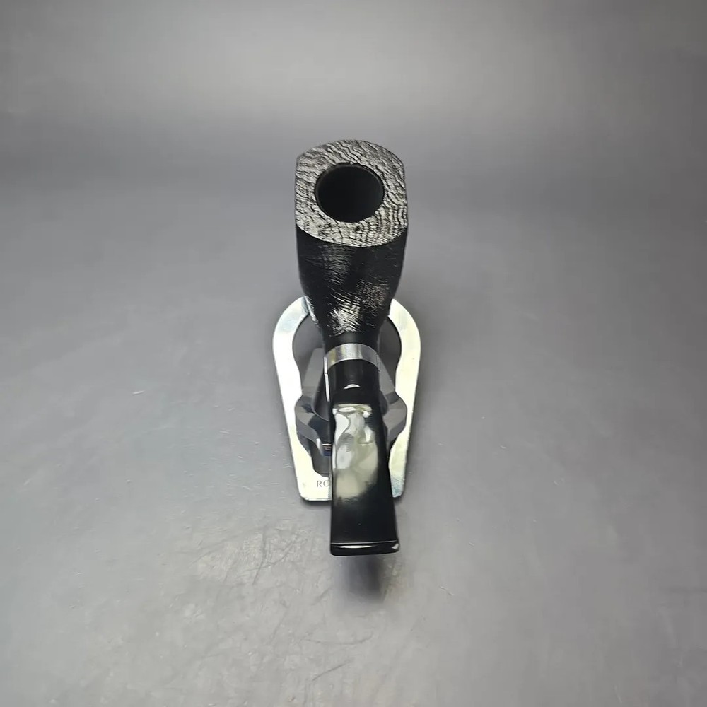 Morgan BlackJack 31 Sandblasted Panel Horn Briar Pipe, New