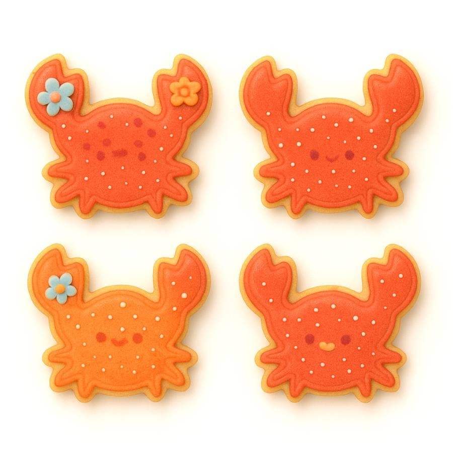 Mini Crab 2.5'' Cookie Cutter Metal