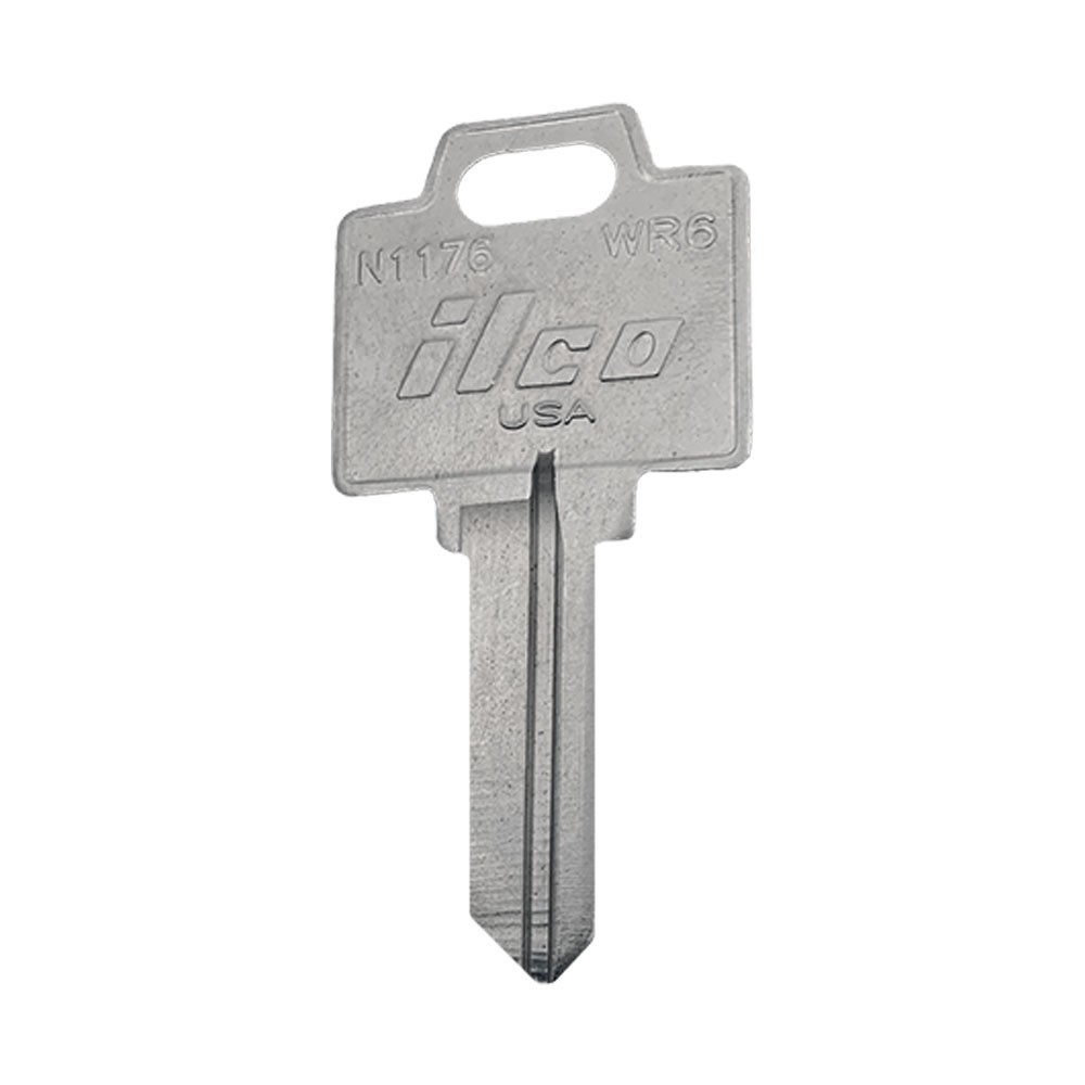 WR6 / N1176 Key Blank  Nickel