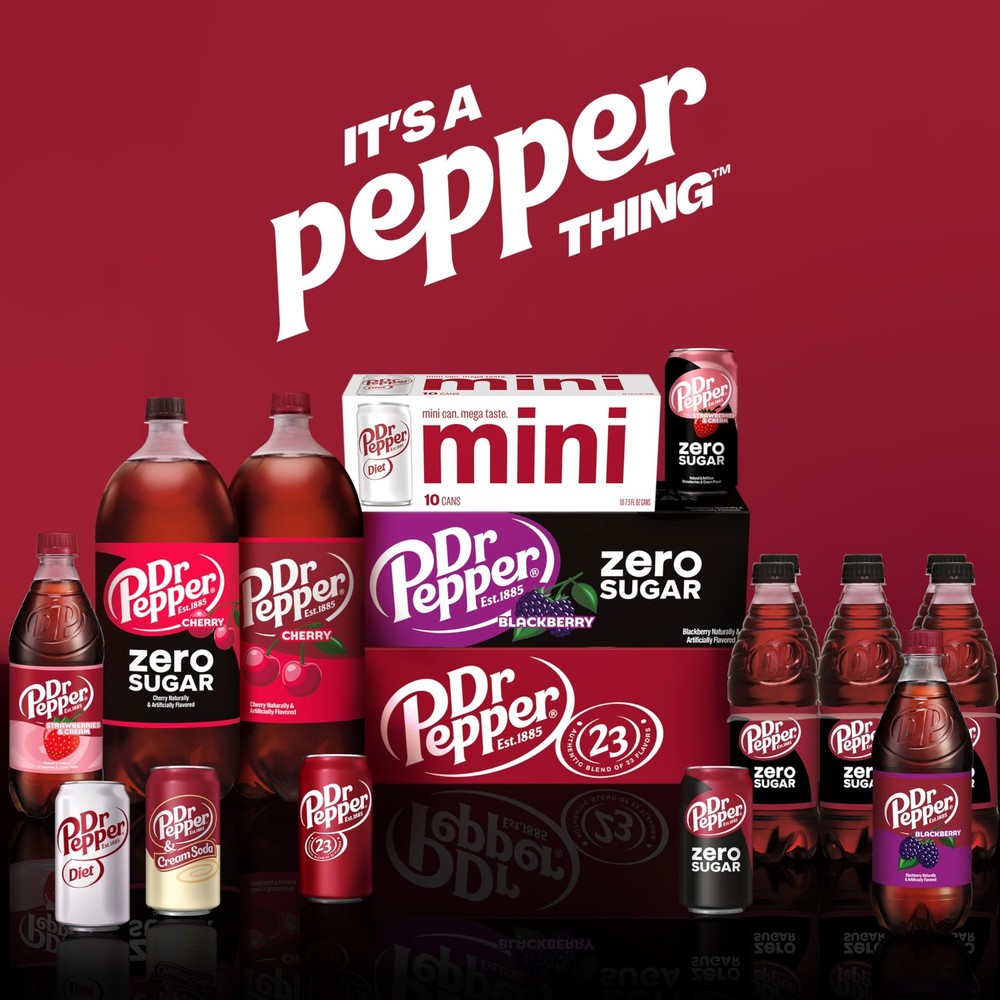 DR PEPPER ZERO SUGAR - CHERRY, 12 OZ, 12 PK