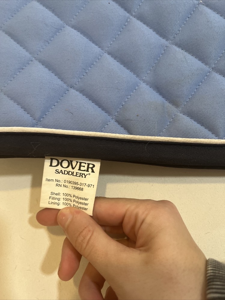 Quilted Dover A/P Square Pad (English Saddle Pad)
