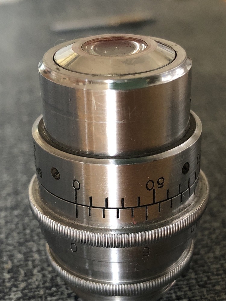 Spencer Optical 8mm Microscope Objective RMS Iris N.A. 0.85