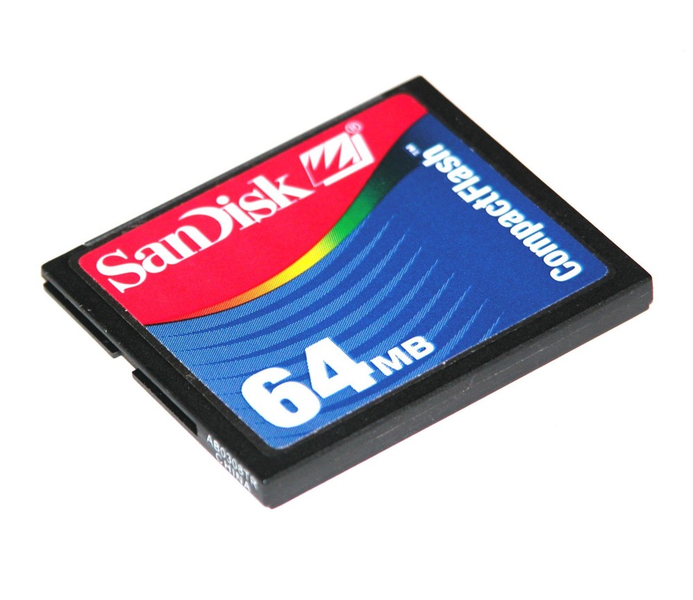Sandisk 64MB Compact Flash CF Memory Card (Class I)