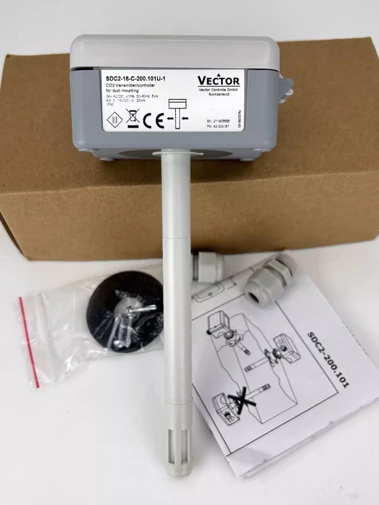 1pcs Vector SDC2-16-C-200.101U-1 Duct CO2 Sensor Transmitter