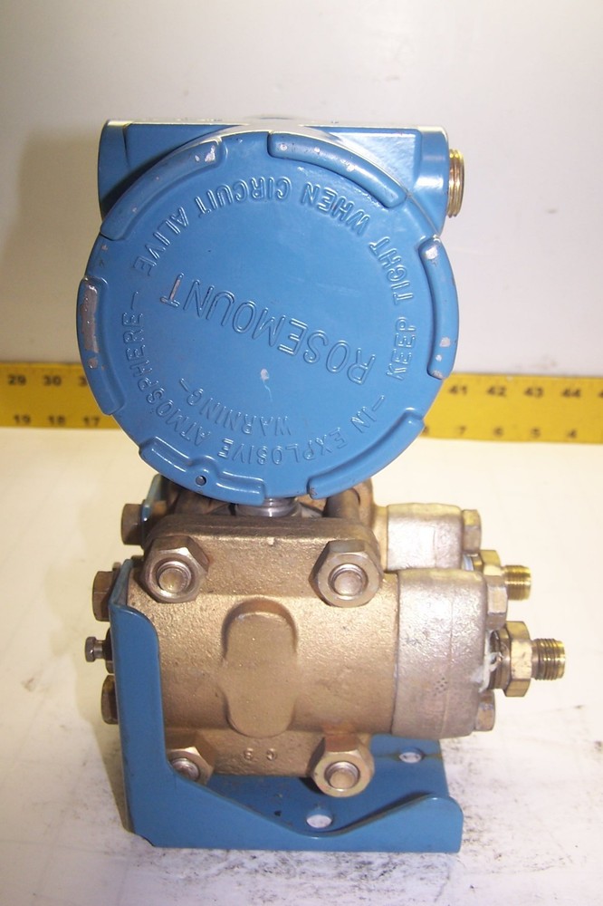 ROSEMOUNT ALPHALINE 45 VDC 1000 PSI PRESSURE TRANSMITTER 1151DR2F12B2