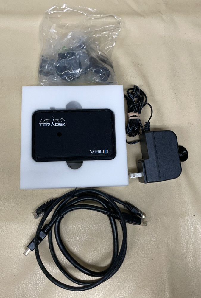 Teradek VidiU Pro Streaming Device H.264 Web Encoder Power Supply Included