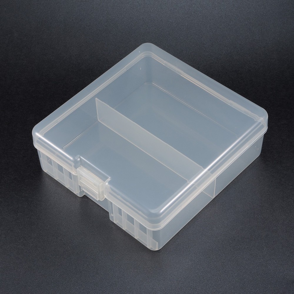 Portable Battery Storage Box Protective Container Transparent for Batteries