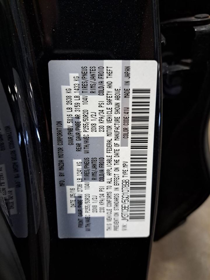 2016 Cx-9 Jack Sku#4240327