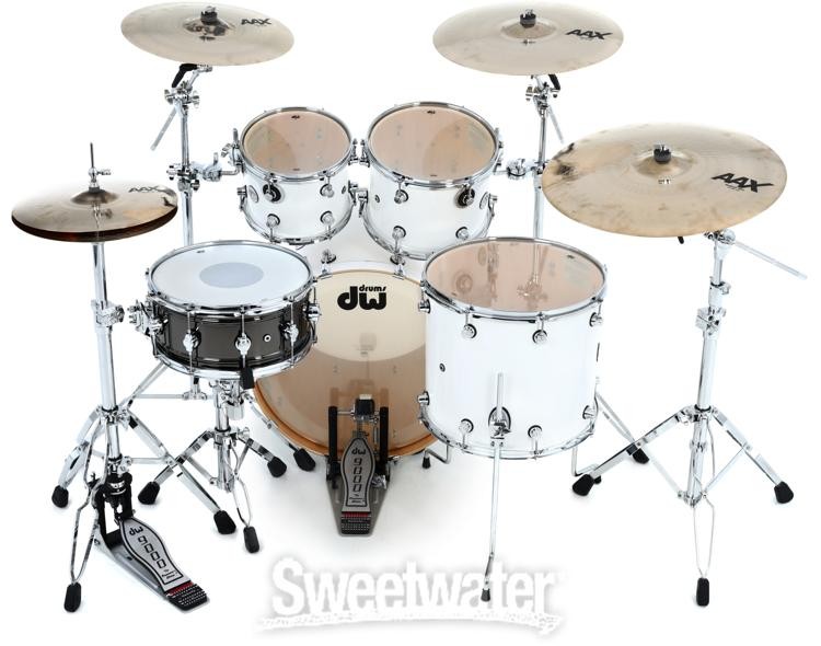 DW Design Series 4-piece Shell Pack - Gloss White