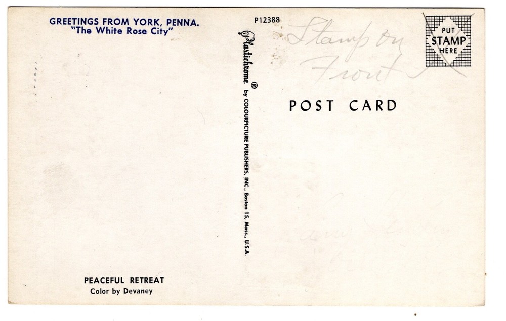 #1122 Forest Conservation 1958 FDC - Serviced Postcard