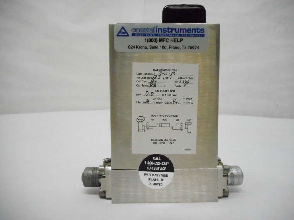 UNIT Instruments UFC-8100 Mass Flow Controller MFC Model 8100 20L H2 New