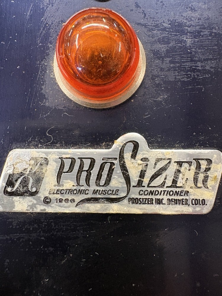 Vintage 1966 Pro Sizer Electronic Muscle Conditioner In Case