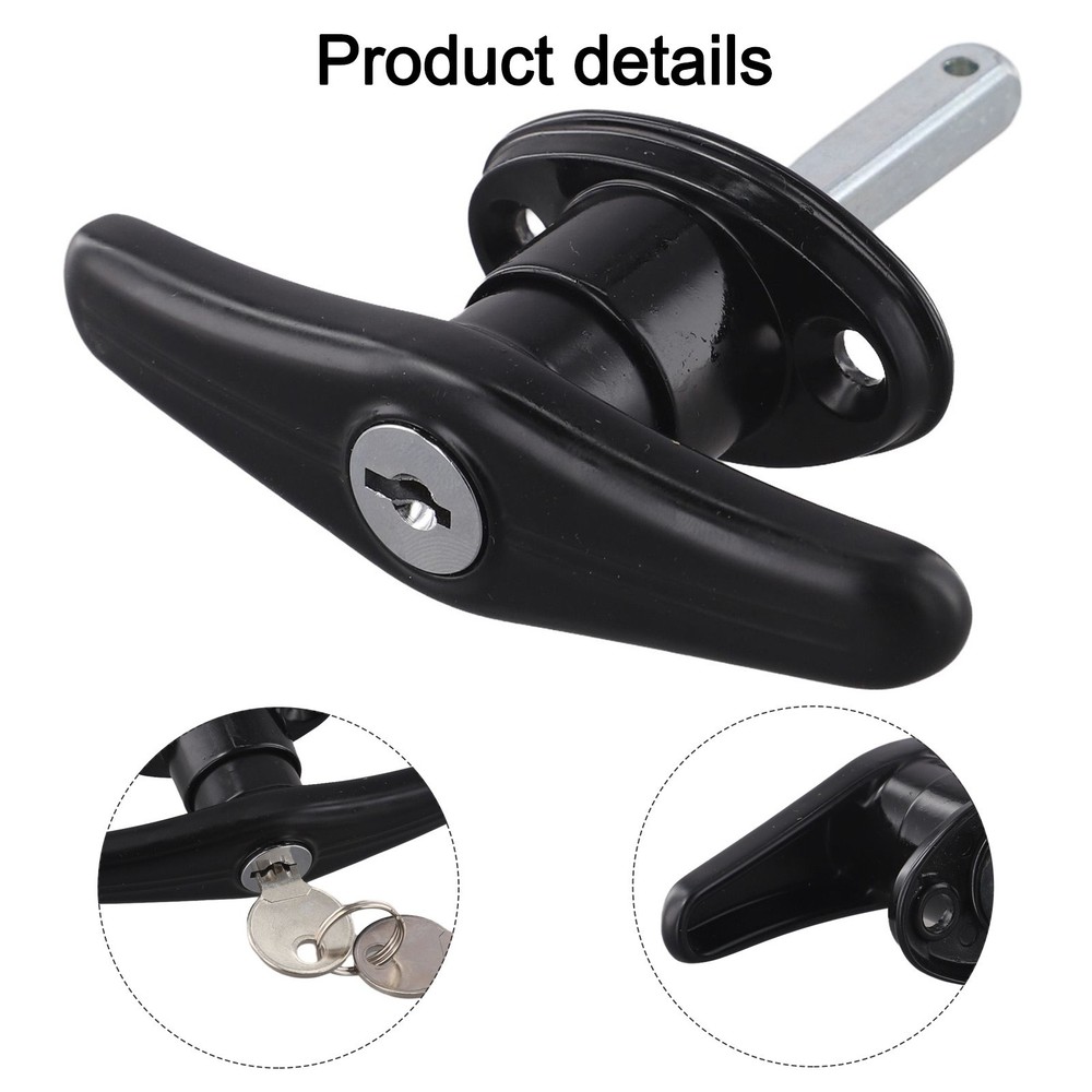 Garage T Handle Lock for Shed Security Designed with Moisture Resistance