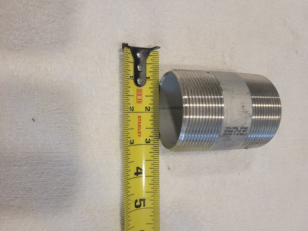2x3 304 Stainless Nipple