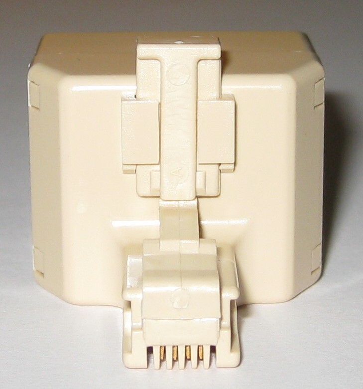 Suttle SE-267B Inline Modular T Adapter for 2 Line 4 Wire Telephone Jack