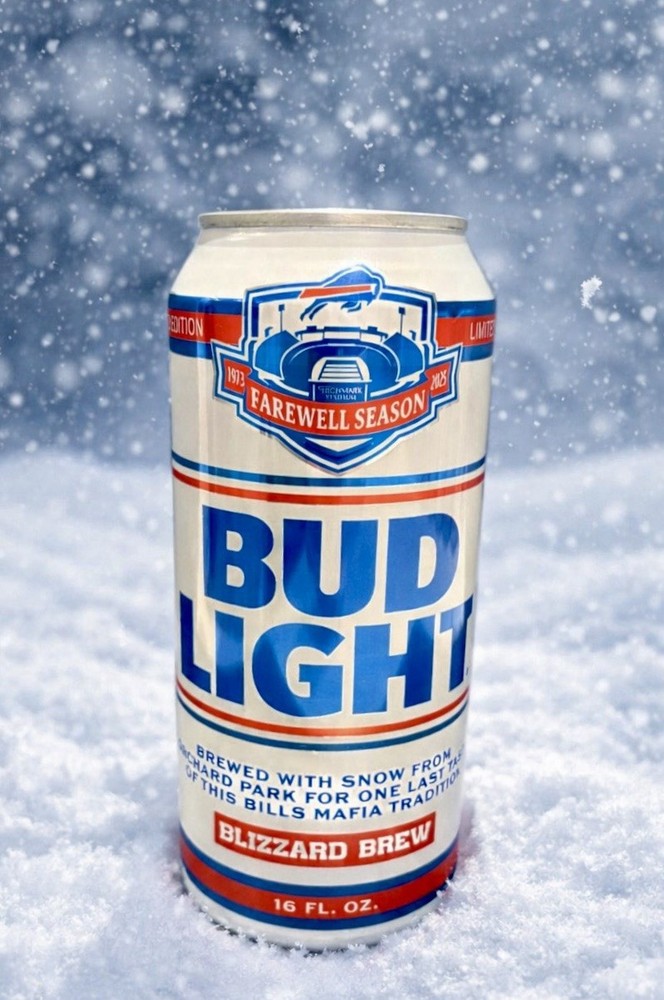 Bud Light Buffalo Bills Blizzard Brew ( 1 EMPTY CAN)