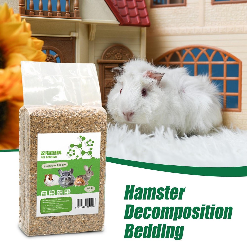 Natural Odor Control Gerbil Bedding For Small Animals Decomposition Bedding 500g
