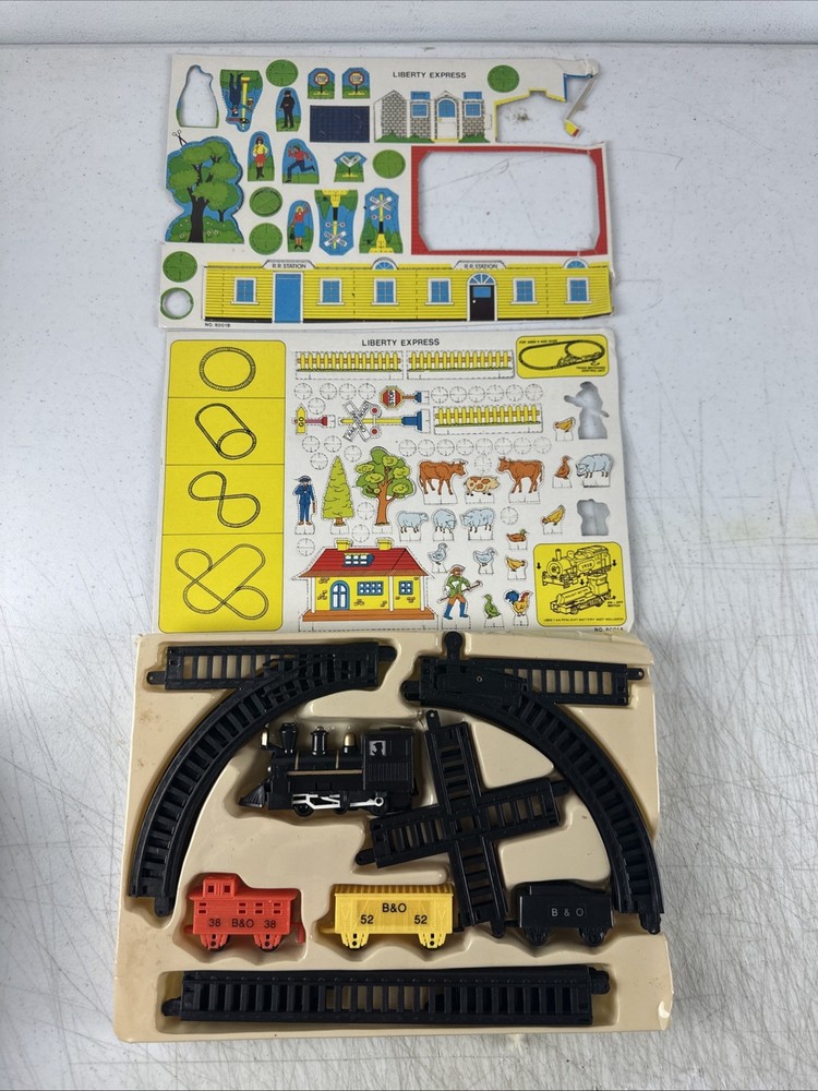 VINTAGE B&O TRAIN SET LIBERTY EXPRESS Battery Operated