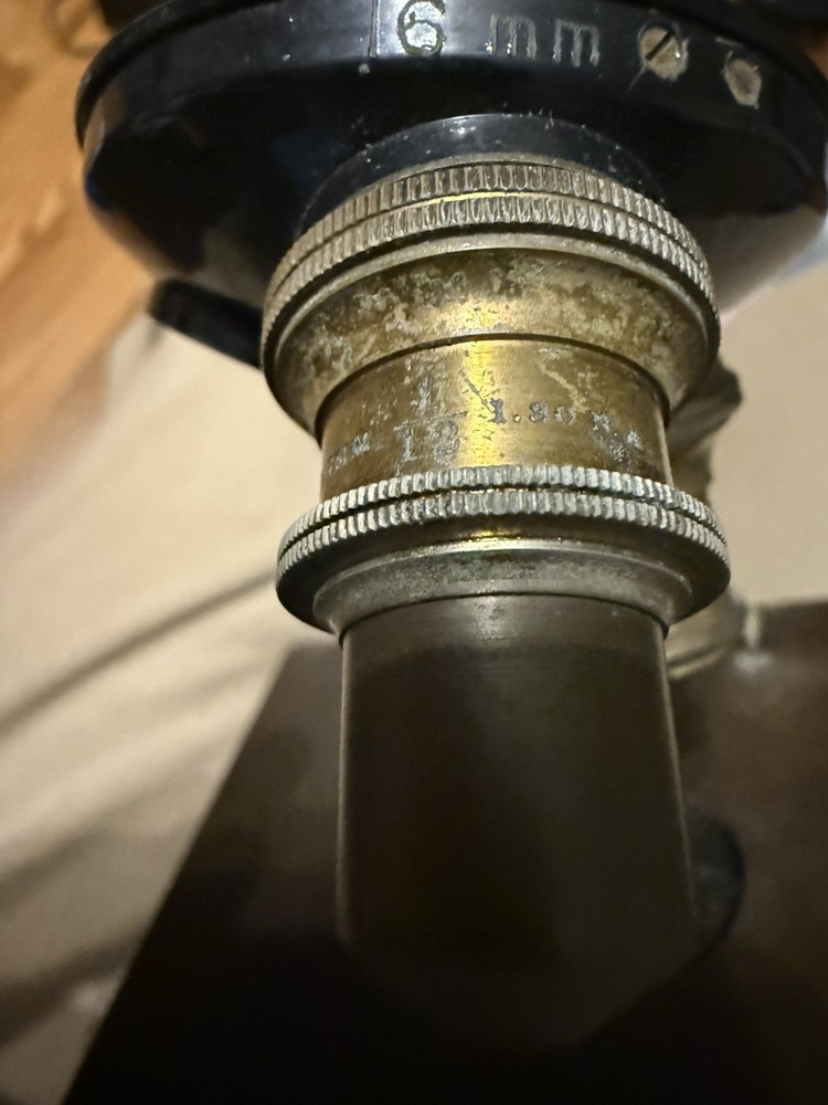 Vintage Bausch & Lomb Microscope with Brass Components