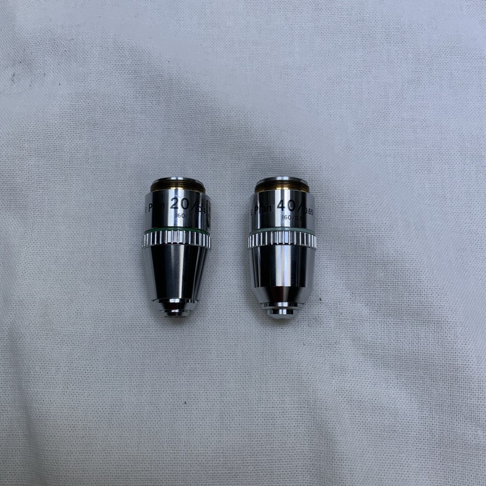 Nikon Microscope Objective E Plan 20 & 40