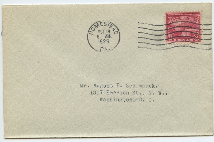 1929 FDC , OHIO RIVER CANALIZATION, 7 COVERS ASST CANCELS