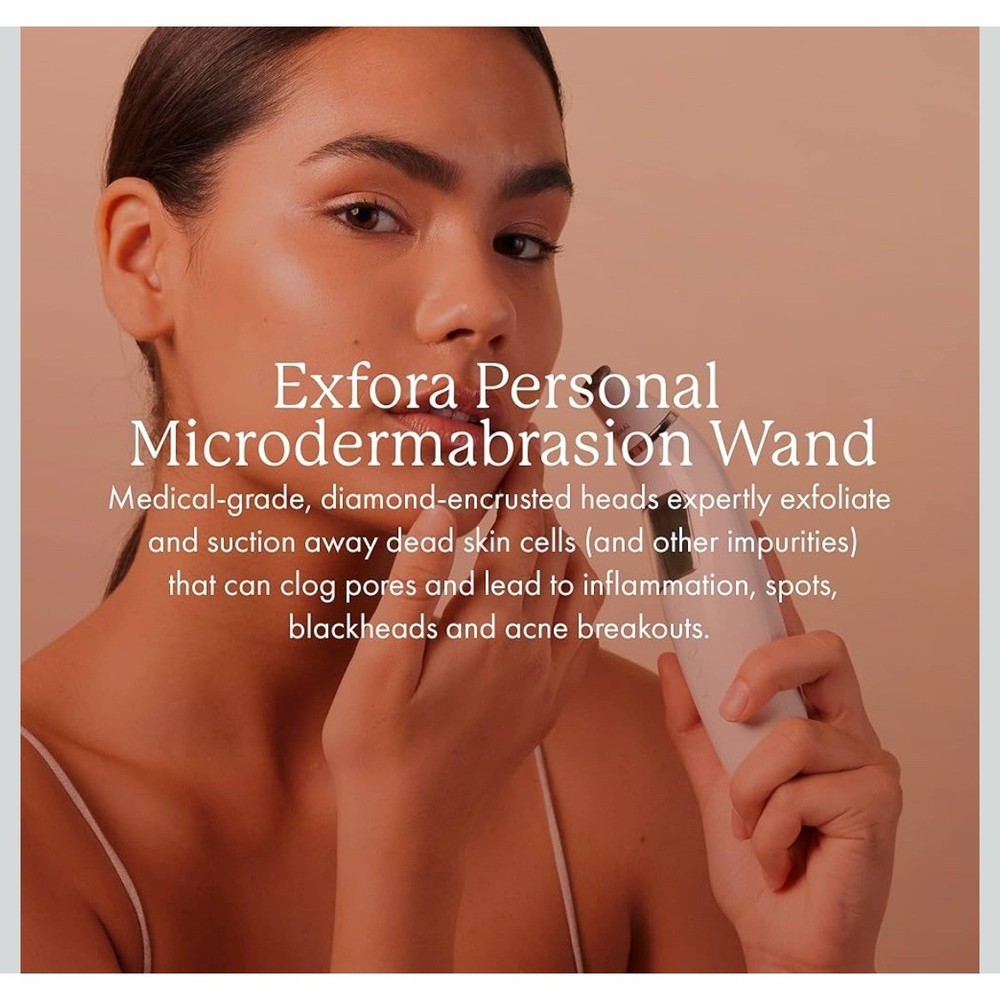 Vanity Planet Exlora Personal Microdermabrasion Wand Kit with Charging Base