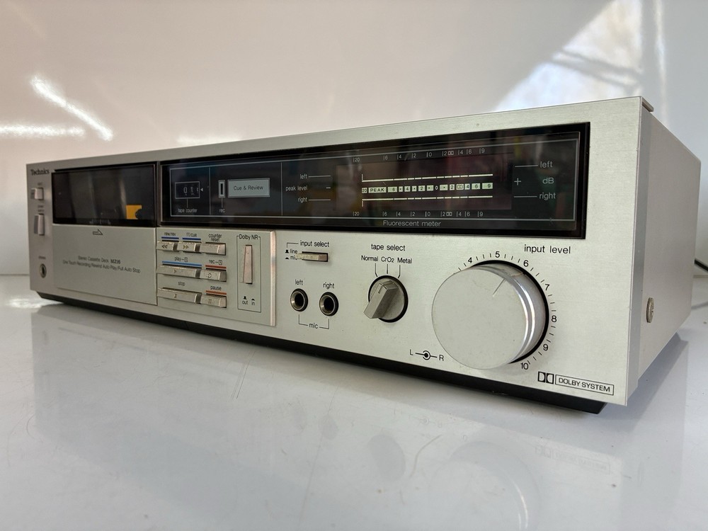Technics RS-M216 Cassette Tape Deck Read Description