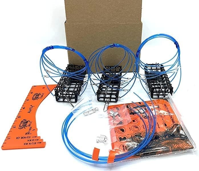 Convenient Crab Trap Set with Replaceable Loops